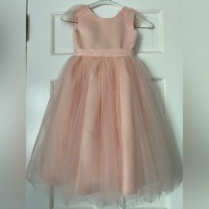 Mint condition: formal girl’s gown. Hand tailored. Satin with tulle overlay.